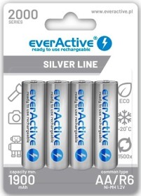 everActive Silver Line Mignon AA NiMH 2000mAh, 4er-Pack