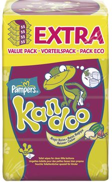 Kandoo Melone Nachfüllpack Windel – Pack 0 F 12 insgesamt 660 Tücher 