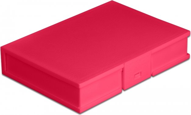 DeLOCK Protection Box for 3.5" HDD, rot