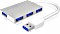 RaidSonic Icy Box IB-HUB1402 hub USB, 4x USB-A 3.0, USB-A 3.0 [wtyczka] (60005)