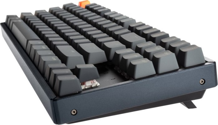 Keychron K8, 80% TKL, schwarz, LEDs RGB, Gateron RED, hot-swap, USB/Bluetooth, DE