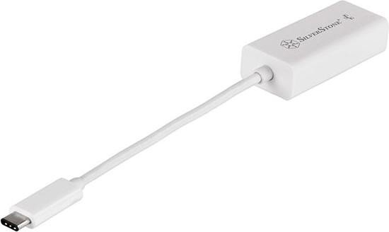 SilverStone EP05 adapter LAN, RJ-45, USB-C 3.0 [wtyczka]