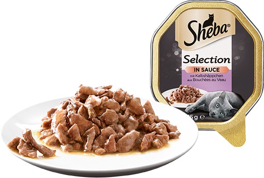 Sheba Selection w Sauce, z kawałki jagnięce, 85g