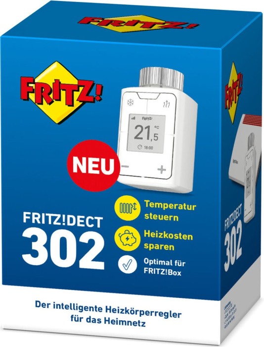 AVM FRITZ!DECT 302 Funk-Heizkörperthermostat, 5er-Pack ab € 260,95 (2024)