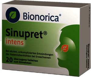 Bionorica Sinupret intens überzogene Tabletten, 40 Stück