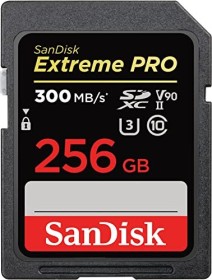SanDisk Extreme PRO R300/W260 SDXC 256GB, UHS-II U3, Class 10