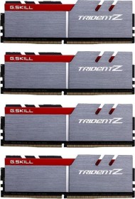 G.Skill Trident Z silber/rot DIMM Kit 32GB, DDR4-3200, CL14-14-14-34