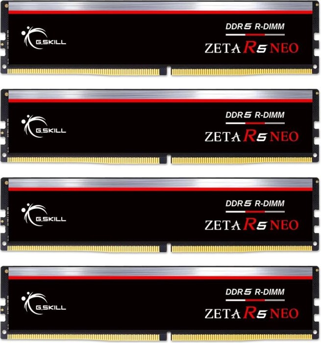 G.Skill Zeta R5 Neo RDIMM Kit 128GB, DDR5-6000, CL30-36-36-96, reg ECC, on-die ECC