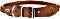 Hunter Round & Soft Elk Hundehalsband, Leder, weich, rund, fellschonend, 55 M-L, cognac (41660)