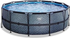 Exit Toys Stone Pool with Filter pump 427x122cm