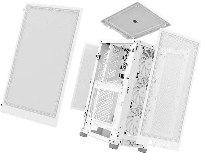 Corsair 2000D Airflow, biały, mini-ITX
