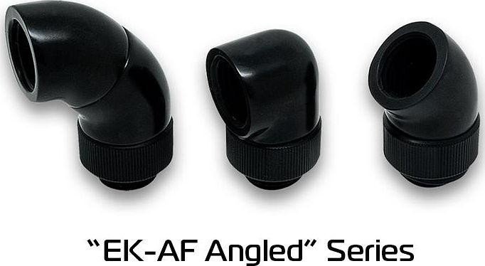 EK Water Blocks EK-AF 2x45° Adapter G1/4" schwarz