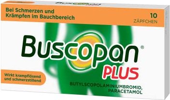Sanofi-Aventis Buscopan Plus Zäpfchen