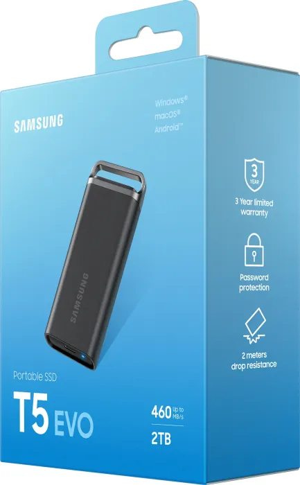 Samsung T5 EVO Portable SSD Review: QLC Sets Sane
