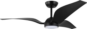 Ventilatore Da Soffitto Sofucor Con Luci, 3 Pale In Legno, Motore DC, Telecomando, 132 Cm Colore Bianco E Legno Massello 88049873