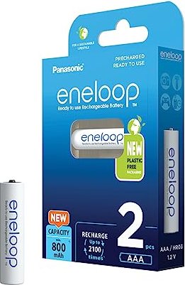 Panasonic eneloop (Gen 5) Micro AAA NiMH 800mAh, 2er-Pack
