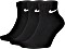 Nike Cotton Cushion Quarter Socken schwarz, 3er-Pack (SX4703-001)