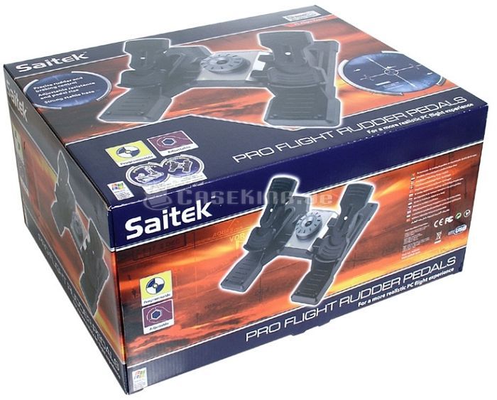 Saitek PZ35 Pro Flight Rudder Pedals Palonnier simulation de vol pour PC :  : Jeux vidéo