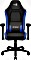 AeroCool CROWN Leatherette Black Blue fotel gamingowy, czarny/niebieski (CROWNBB)