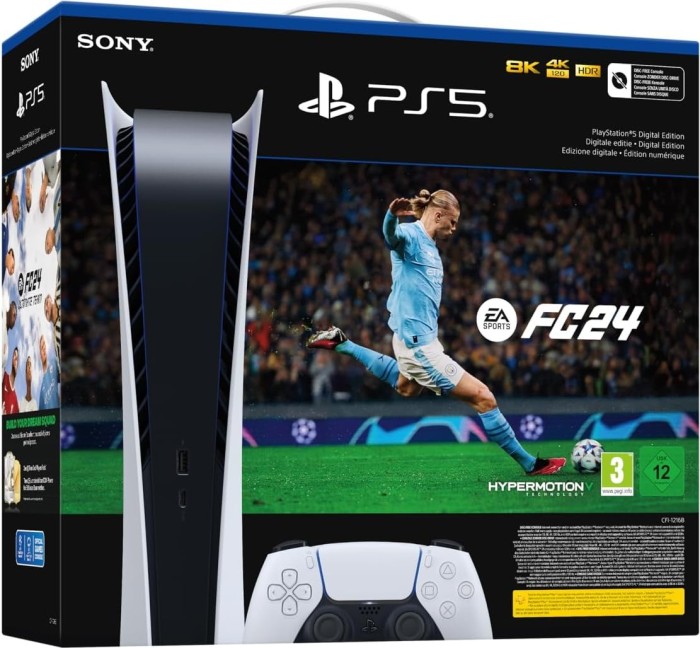 Playstation PS5 EA Sports FC24 Console Clear