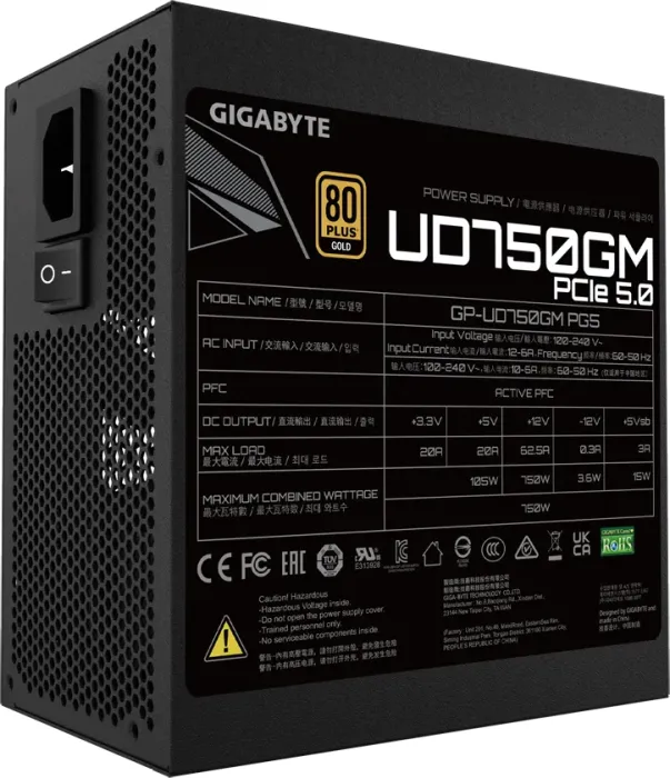 GIGABYTE UD750GM 750W ATX 3.0