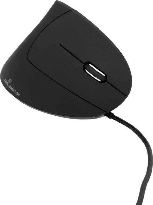 MediaRange Vertical Maus schwarz, USB