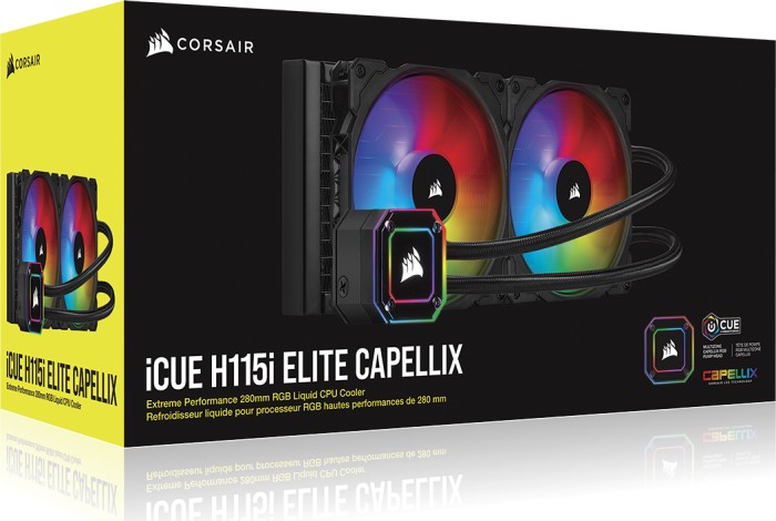 Corsair iCUE H115i Elite Capellix, schwarz