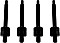 EK Water Blocks Quantum Line EK-Quantum Velocity Ryzen Edition UNC Standoffs, AM5, Schraubenset 6-32 UNC, 4 Stück, schwarz (3831109901106)