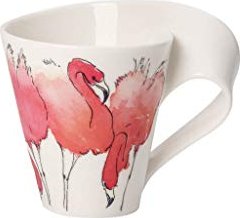 Villeroy & Boch NewWave Caffè Rosa Flamingo Becher mit Henkel 300ml inkl. Geschenkkarton