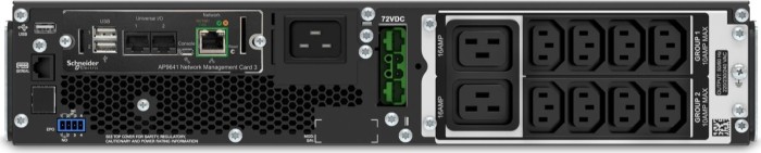 APC Smart-UPS SRT 2200VA Rack LCD 2U inkl. Netzwerkkarte, USB/LAN