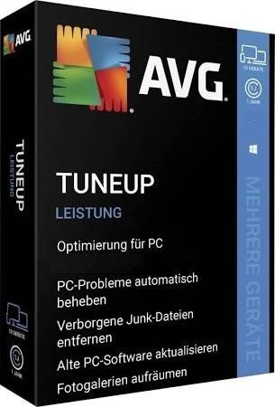 AVG PC TuneUp 2021, 10 użytkowników, 1 rok ESD (niemiecki) (PC)