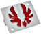 BitFenix logo do Shinobi czerwony (BFC-SNB-150-RLOG-SP)
