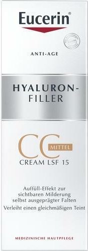 Eucerin Anti-Age Hyaluron-Filler CC Cream mittel Tagescreme LSF15+, 50ml