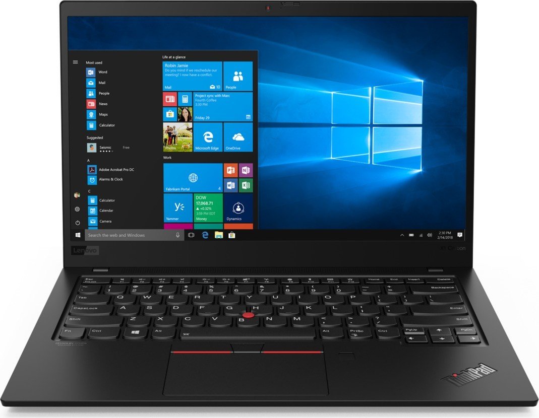 Lenovo ThinkPad X1 Carbon G7 (20QE000TGE) 14 Zoll i5-8365U 8GB RAM 256GB SSD LTE Win10P schwarz