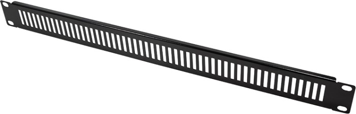 Logilink - Rack-Verkleidung (belüftet) - Schwarz, RAL 9005 - 1U - 48.3 cm (19) (PN111B)