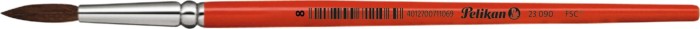 Pelikan Haarpinsel Sorte 23 Rozmiar 4 i 8, zestaw 2 sztuk, opakowanie typu blister