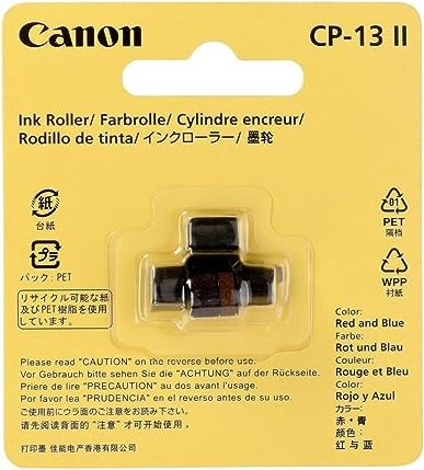 Tintenrolle schwarz für Canon P 22 DH Canon P 22 DX Canon P 23 D Farbrolle 