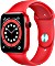 Apple Watch Series 6 (GPS) 44mm Aluminium rot mit Sportarmband rot Vorschaubild