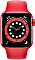 Apple Watch Series 6 (GPS) 40mm Aluminium rot mit Sportarmband rot Vorschaubild