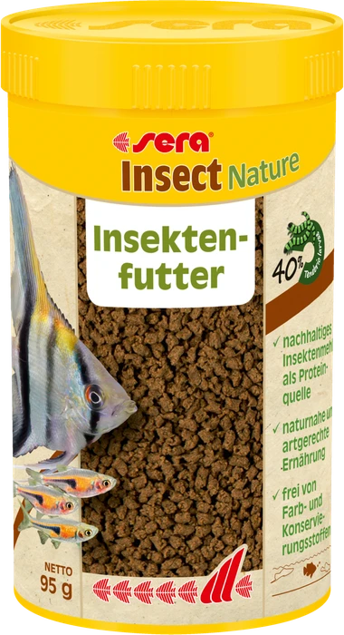 Sera Vipan Nature 2 Kg Hauptfutter Für Zierfische - Mit Insektenmehl & Präbiotika, Nachhaltig