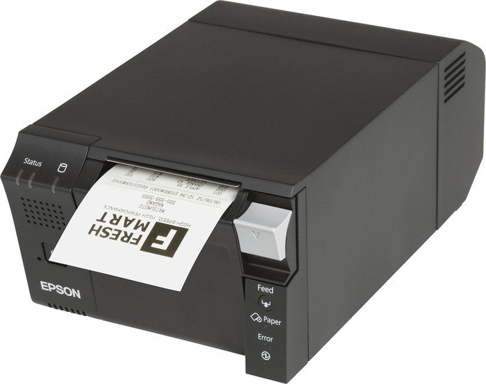 Epson TM-T70II USB/LAN, dunkelgrau, Thermodirekt