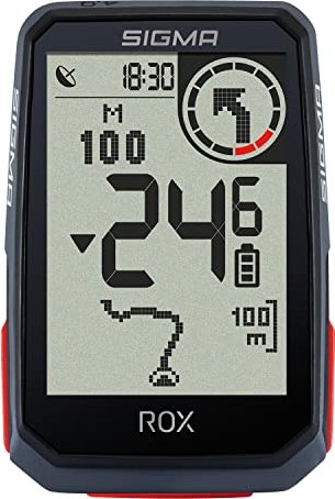 Sigma ROX 4.0 Fahrrad-Navi Fahrrad GPS, GLONASS, spritzwassergeschützt (01064)