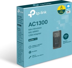 802.11ac bis 300 Mbit/s, WPA/WPA2 2,4GHz 867Mbit/s 400Mbit/s TP-Link Archer T3U AC1300 Dual Band WLAN Adapter schwarz & D-Link DWA-131 WLAN Nano USB-Stick 5GHz 