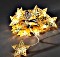 Konstsmide LED Dekolichterkette Sterne gold 16x warmweiß (3171-803)