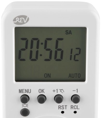 REV-Ritter Zeitschaltuhr digital mit LCD-Anzeige (0025030102) ab 9,83 €