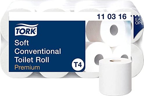 Tork T4 Premium 3 warstwy papier toaletowy biały, 8 rolki