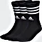 adidas 3-Streifen Cushioned Crew Socken schwarz/weiß, 3 Paar (IC1321)
