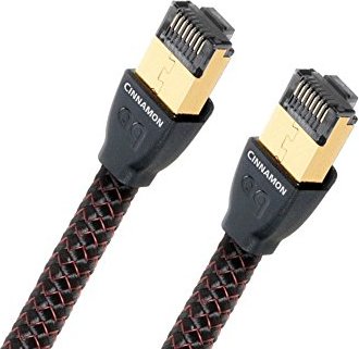Audioquest Cinnamon kabel patch, Cat7, RJ-45/RJ-45, 3m, czerwony