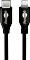 Wentronic Goobay Lightning/USB-C Lade- und Synchronisationskabel 0.5m Retail Polybag schwarz (39428)