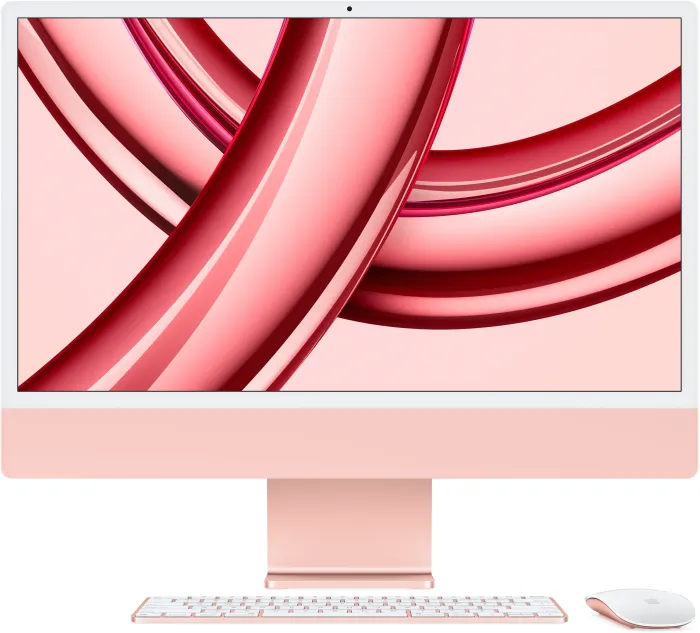 Apple iMac 24" Rosé, M3 - 8 Core CPU / 10 Core GPU,  ...